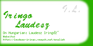 iringo laudesz business card